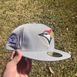 Grey Toronto Blue Jays Fitted 7 1/2